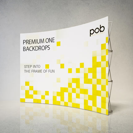 Curved Fabric Pop Up Display