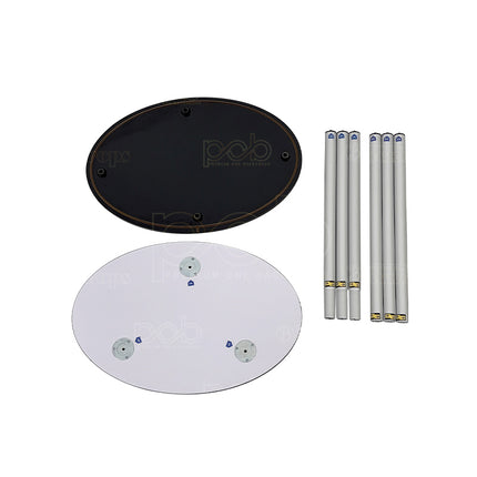 Oval Fabric Counter