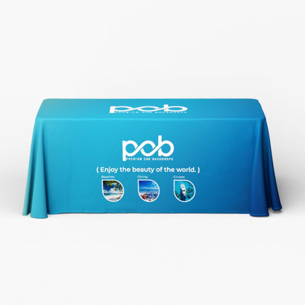 Full Color Table Cover with Logo