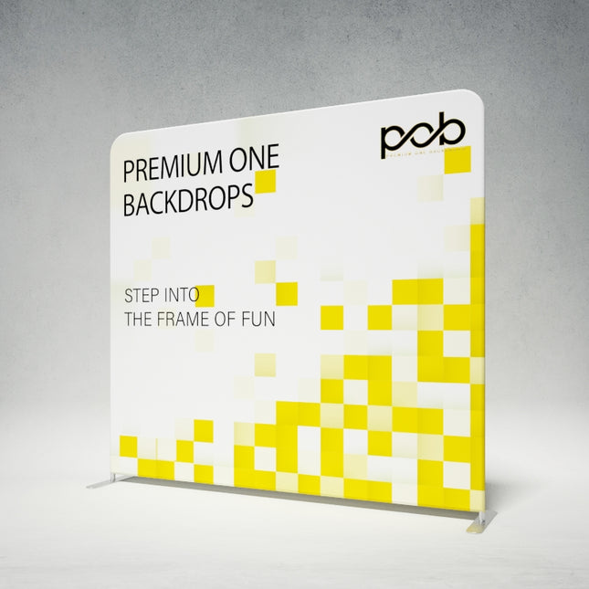 Straight Tension Fabric Backdrop Display